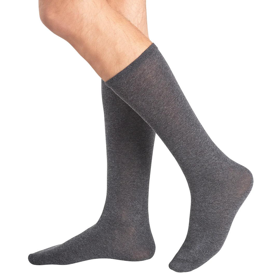 CALCETÍN PACK 2 ALGODÓN GRIS 3