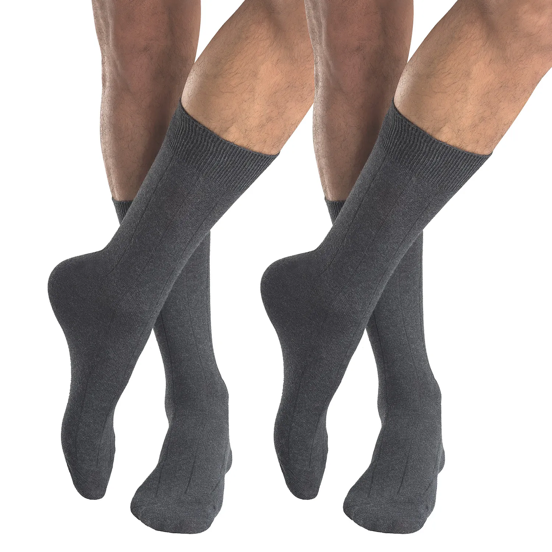 CALCETÍN MEDIO ALGODÓN PACK 2 MARENGO 2