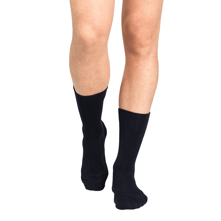 CALCETÍN MEDIO BAMBÚ COBRE PAC 2 AZUL 2