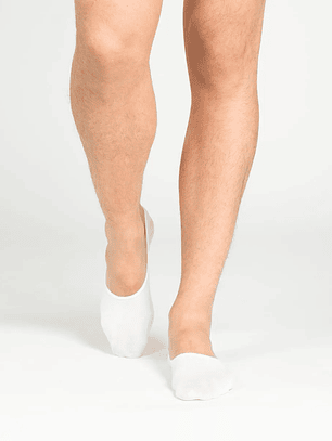 CALCETÍN INVISIBLE BAMBÚ PACK 3 BLANCO