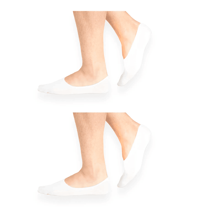 CALCETÍN INVISIBLE BAMBÚ PACK 3 BLANCO 2