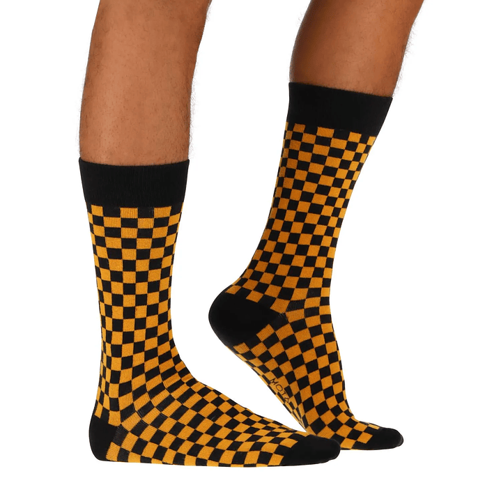 CALCETÍN MEDIO ALGODÓN PACK 2 NEGRO 3