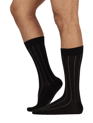 CALCETÍN PACK 6 NEGRO 