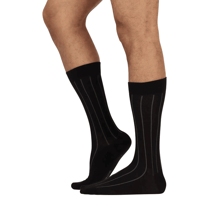 CALCETÍN PACK 6 NEGRO  1