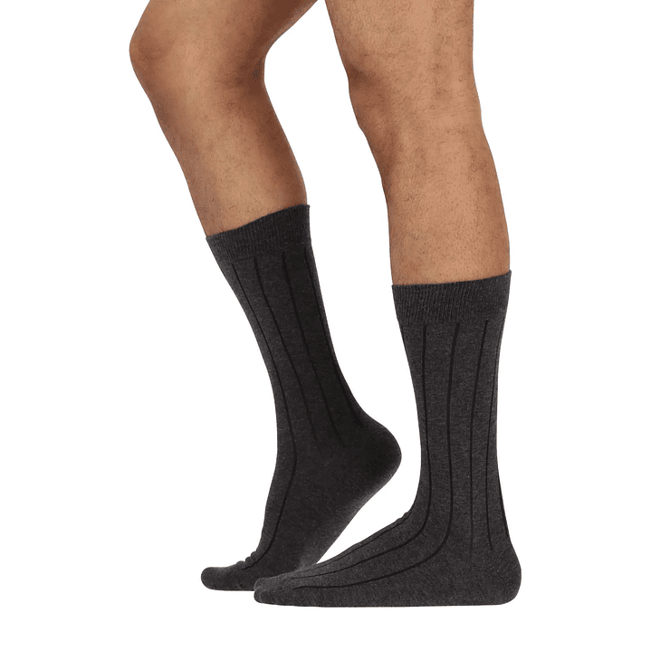 CALCETÍN PACK 6 NEGRO  6