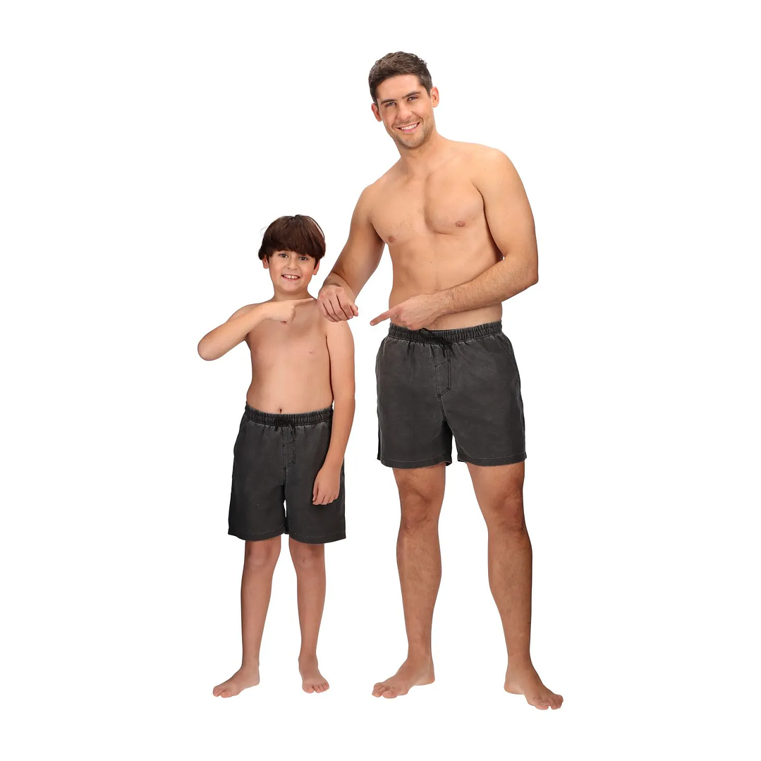 Ropa De Baño Hombre Negro 3