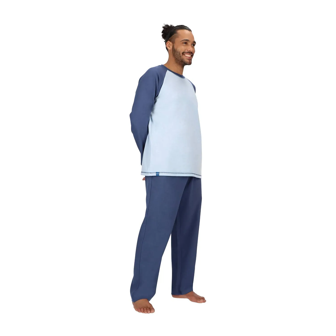 Pijama Largo Azul Indigo 4