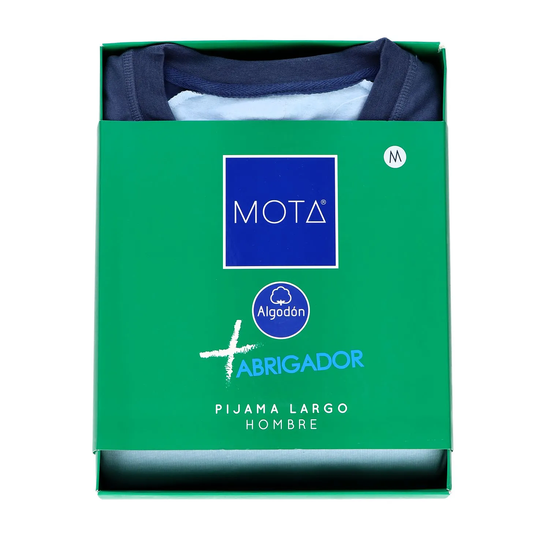 Pijama Largo Azul Indigo 5