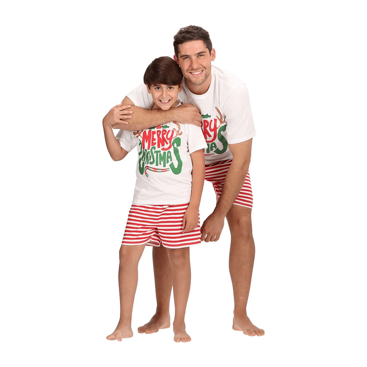 Pijama Corto Algodón Merry Christmas 2