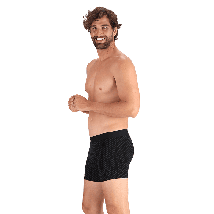 Bóxer Medio Pack 3 Negro 2