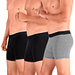 Bóxer Medio Pack 3 Negro - Miniatura 1