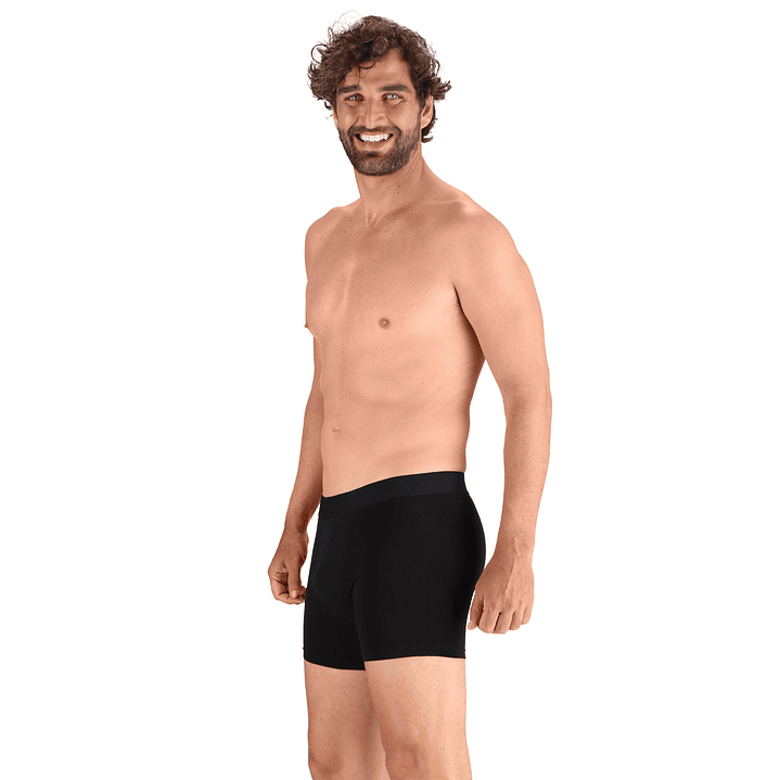 Bóxer Medio Pack 3 Negro 4