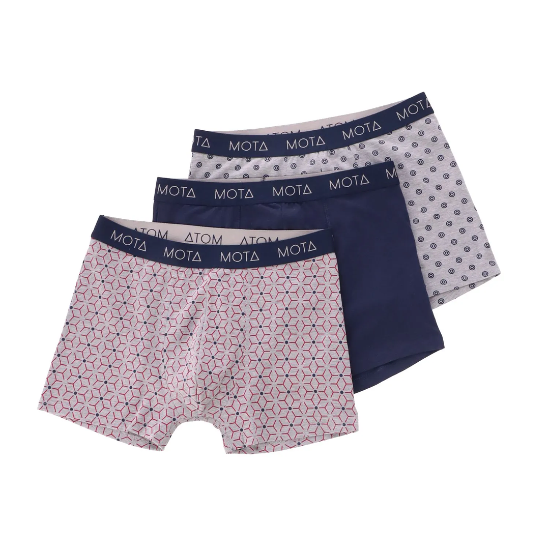 Bóxer Medio Algodón Pack 3 1