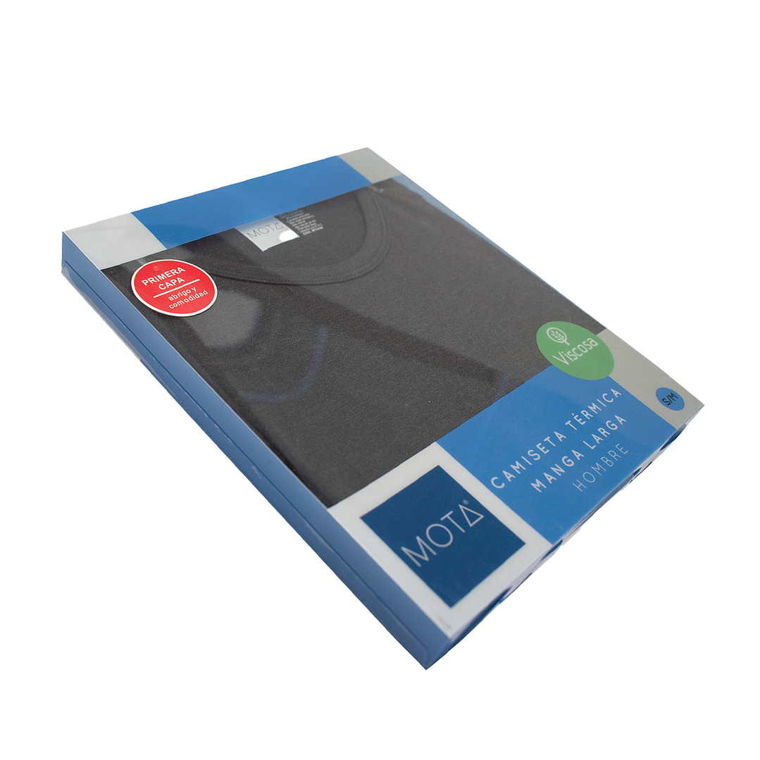 Polo Manga larga Azul 4