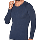 Polo Manga larga Azul - Miniatura 2