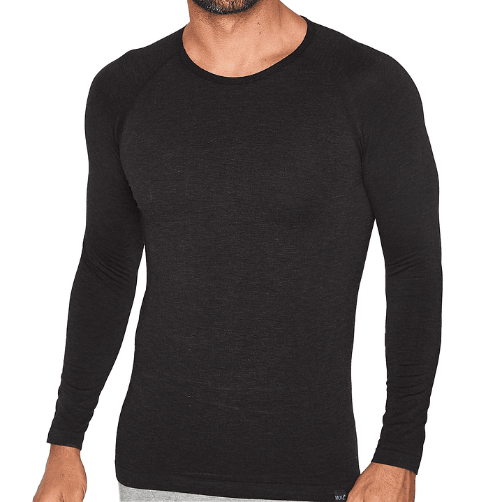 Polo Manga larga Negro 1