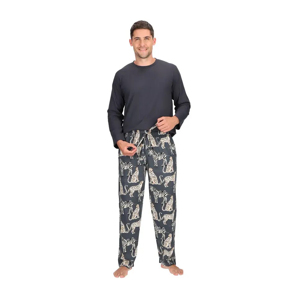 Pijama Largo Algodón 3