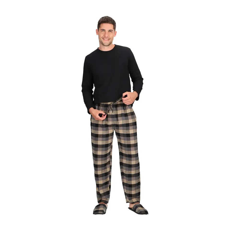 PIJAMA LARGO CUADROS 4
