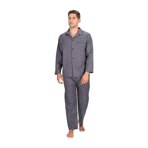 Pijama Largo Azul Marino