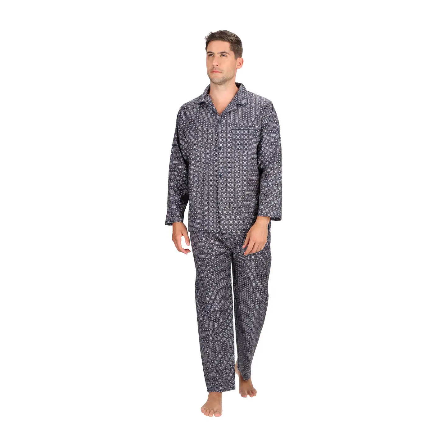 Pijama Largo Azul Marino 1