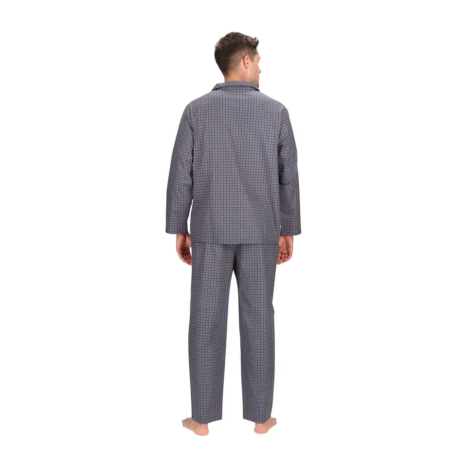 Pijama Largo Azul Marino 3