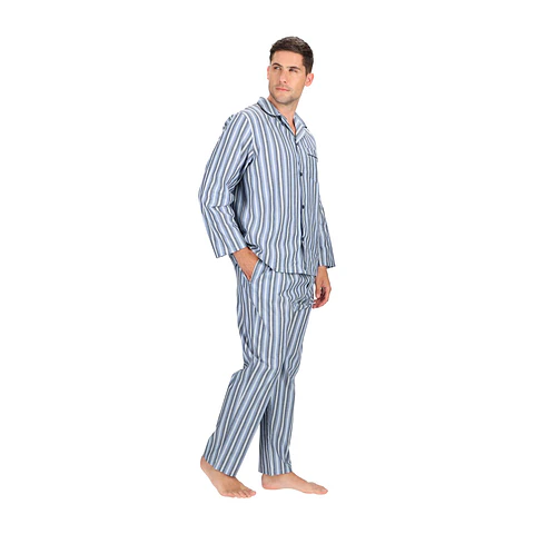Pijama Larga Celeste