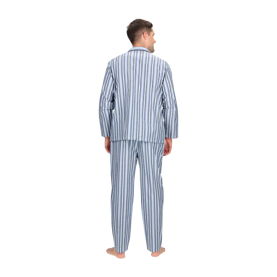 Pijama Larga Celeste 3