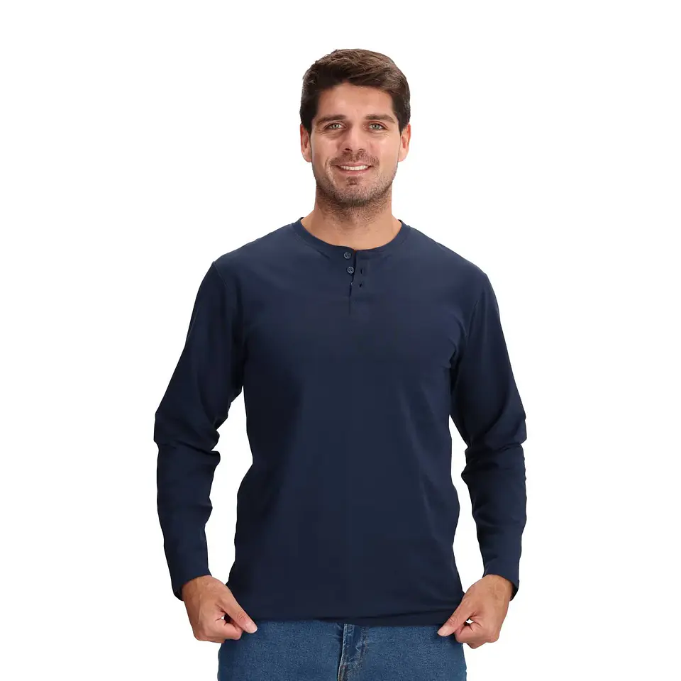 POLO MANGA LARGA BOTONES 1