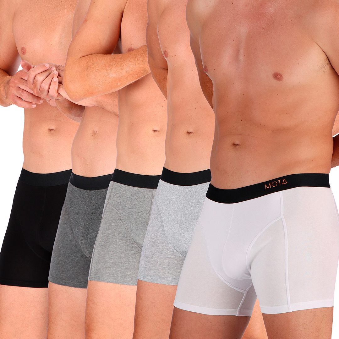 BOXER MEDIO ALGODÓN PACK 5 1