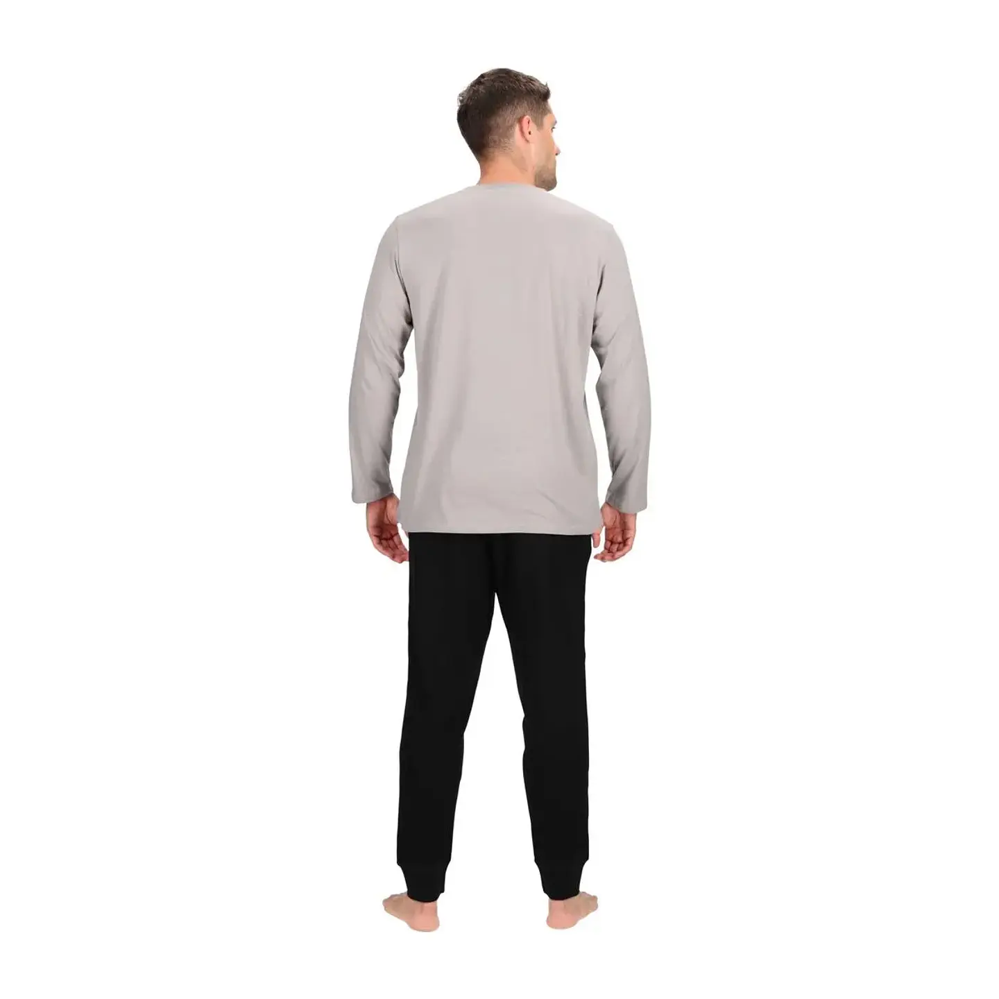 PIJAMA ALGODÓN GRIS 3