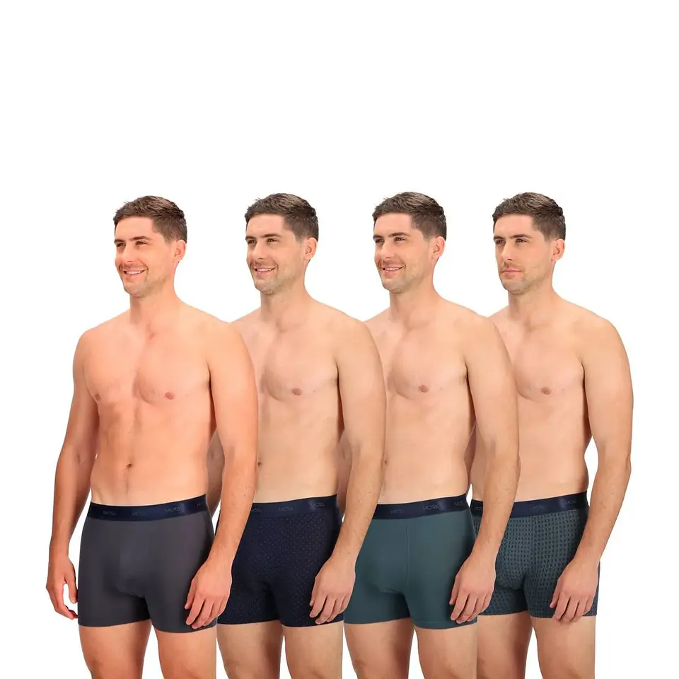PACK DE 4 BOXERS MODAL VERDE OSCURO 1