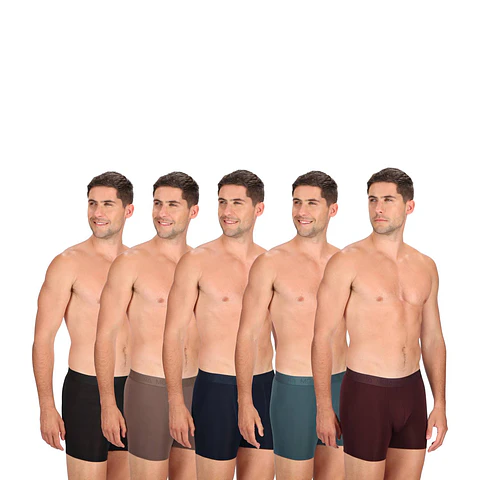 PACK DE 5 BÓXERS BAMBÚ