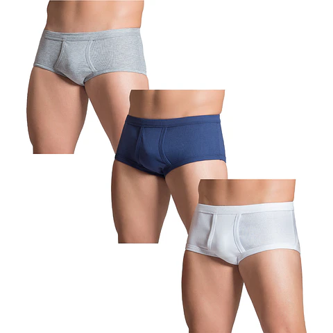 CALZONCILLO PACK 3 SURTIDO AZUL