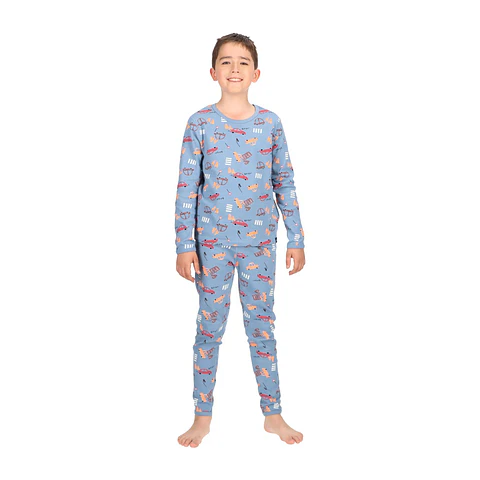 PIJAMA LARGO ALGODÓN INFANTIL