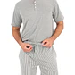 CONJUNTO PIJAMA SHORT CON PANTUFLAS - Miniatura 3