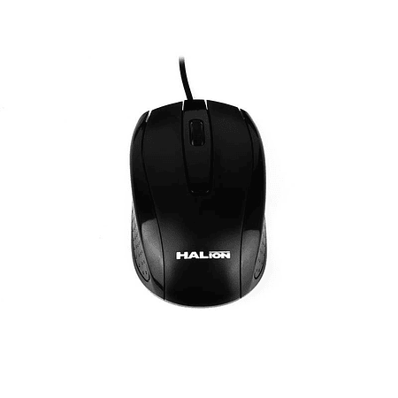 MOUSE CLICK HA-M1960 HALION USB NEGRO