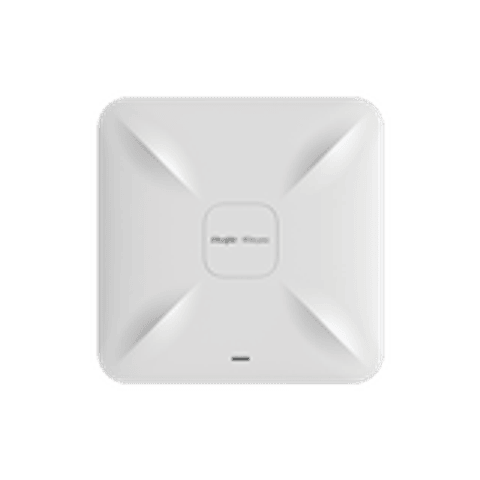Punto de acceso Wi-Fi 5 de techo para interior 360°, doble banda 802.11ac wave 2, 1267 Mbps, hasta 110 usuarios, 2 puertos GE