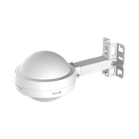 Punto de acceso Wi-Fi 6 para exterior 360°, IP 68, doble banda, 1775 Mbps, 2 puertos GE, hasta 256 usuarios, proteccion hasta 4 kV y proteccion contra erosion eolica, compatible con reyee mesh