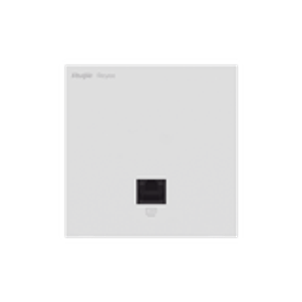 Punto de acceso Wi-Fi 6 de pared para interior 360°, doble banda, 2976 Mbps, 2 puertos GE, hasta 512 usuarios, portal cautivo standalone, compatible con reyee mesh, diseno ultra delgado 86mm 1