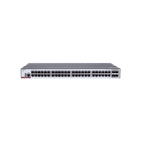 Switch Administrable Capa 3 PoE con 48 puertos Gigabit 802.3af/at + 4 SFP+ para fibra 10Gb, hasta 405 watts, gestion gratuita desde la nube.