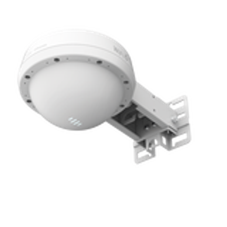 Punto de acceso Wi-Fi 6 para exterior 360°, IP 68, doble banda 2.97 Gbps, puerto SFP ideal para fibra optica, hasta 512 usuarios, proteccion hasta 4 kV y proteccion contra erosion eolica, compatible c 1