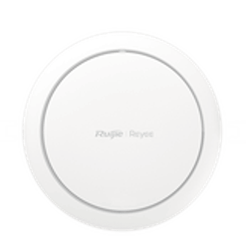 Punto de acceso Wi-Fi 6 de techo para interior 360°, doble banda, 2976 Mbps, hasta 512 usuarios, 1 puerto GE, diseno redondo, portal cautivo standalone, soporta Mesh