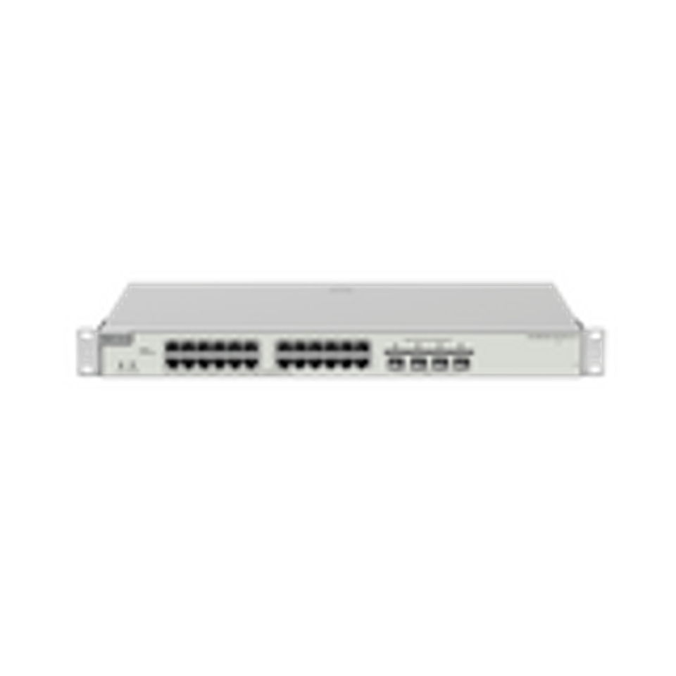 Switch Administrable Capa 3 con 24 puertos Gigabit PoE 802.3af/at + 4 SFP+ para fibra 10Gb, gestion gratuita desde la nube, 370w 1