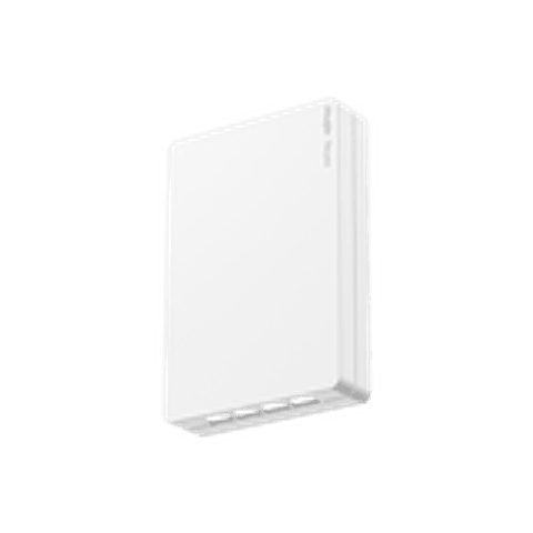 Punto de acceso Wi-Fi 6 de pared para interior 360°, doble banda, 2976 Mbps, 4 puertos GE downlink + 1 puerto GE uplink, hasta 512 usuarios, portal cautivo standalone, compatible con reyee mesh