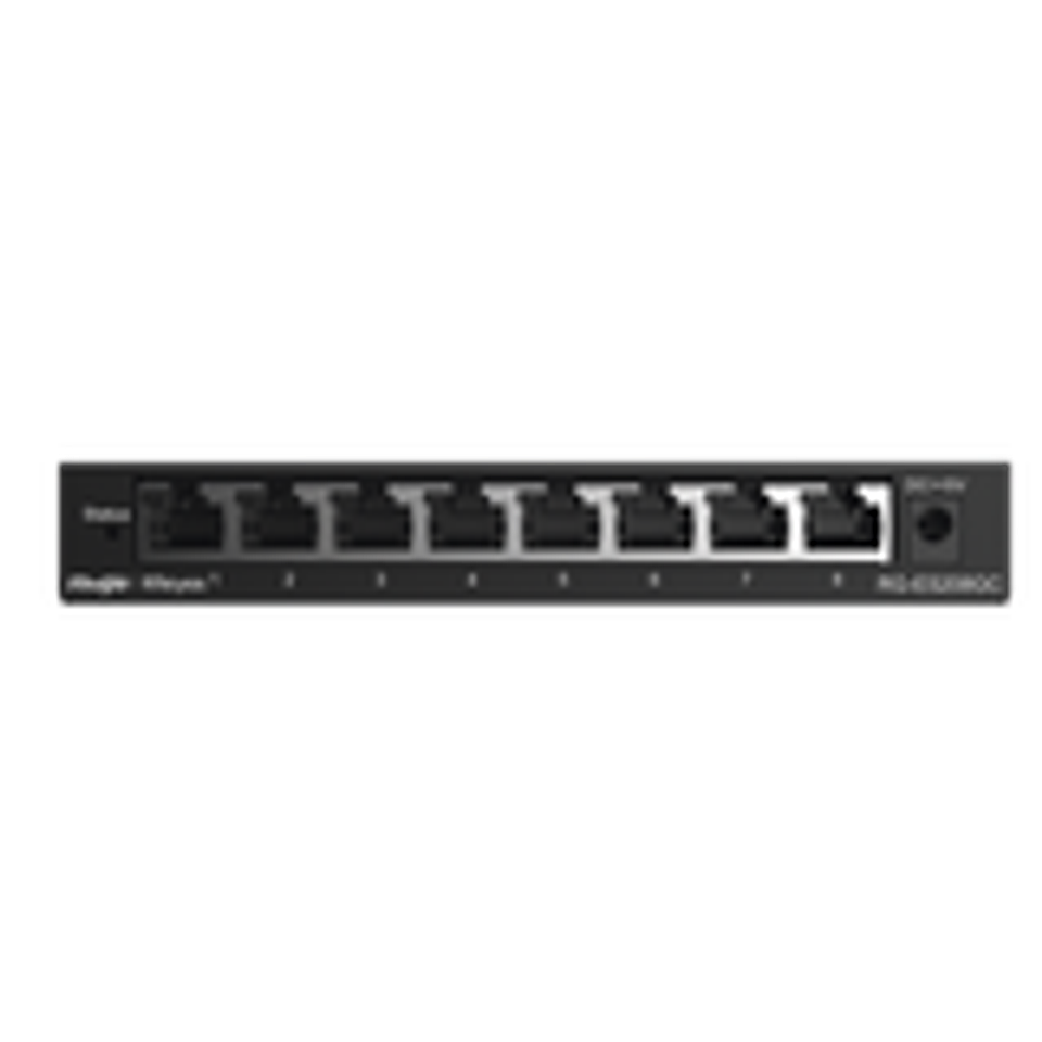 Switch Administrable con 8 Puertos Gigabit, Reconocimiento de Camara IP, Valor unico Para la Red CCTV, Gestion Gratuita Desde la Nube 1