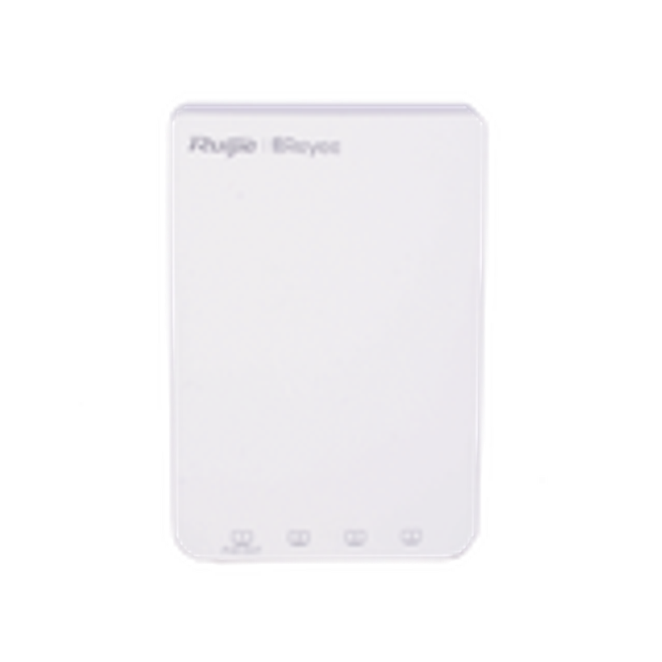 Punto de acceso Wi-Fi 5 de pared para interior 360°, doble banda 802.11ac wave2, 1267Mbps, 5 puertos GE, hasta 110 usuarios, soporta PoE passthrough 1