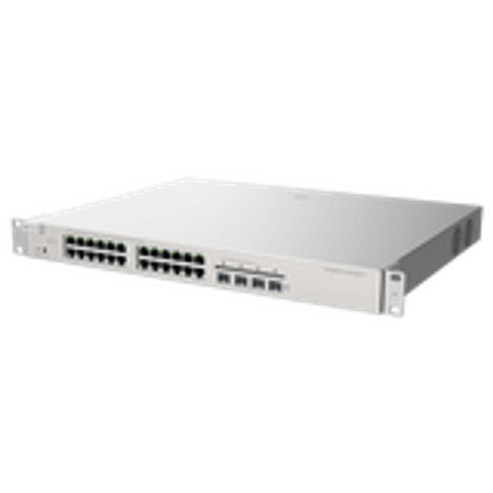 Switch Administrable PoE L3 con 24 puertos Gigabit PoE 802.3af/at + 4 SFP, gestion gratuita desde la nube, 370w 1