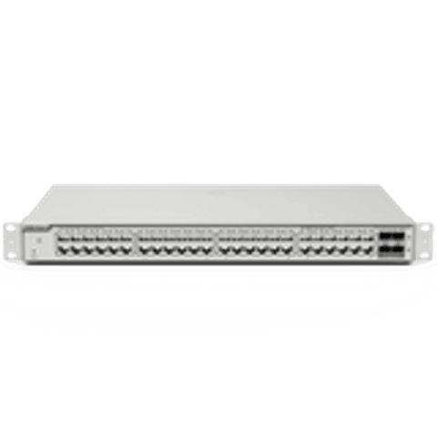 Switch Administrable L3 con 48 puertos Gigabit + 4 SFP para fibra 1Gb, gestion gratuita desde la nube