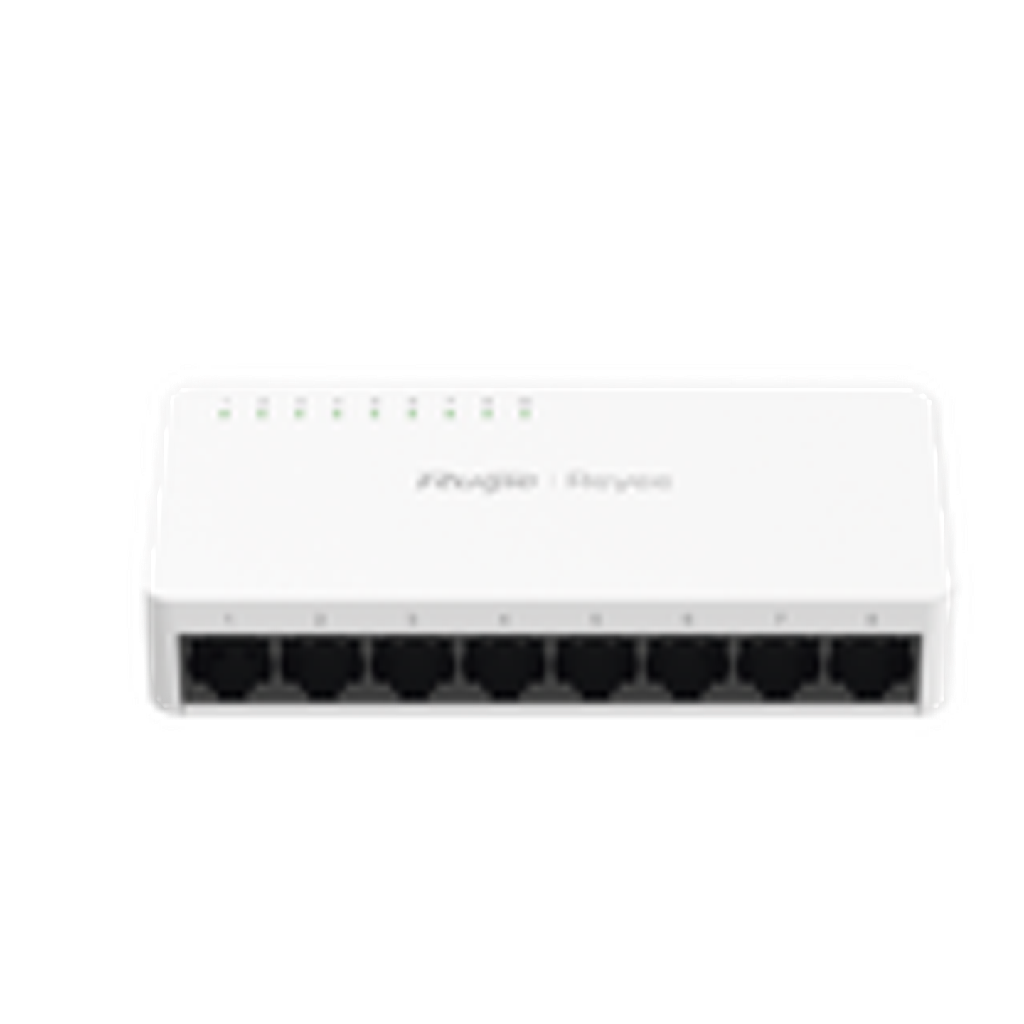 Switch non-PoE de 8 puertos 10/100/1000 Mbps no administrable, visible en Ruijie Cloud, con alta fiabilidad de red 1