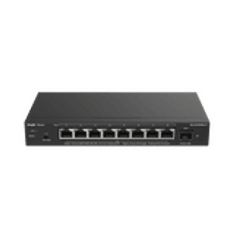 Switch Administrable Capa 2 con PoE+ Multi-Gigabit, 8 puertos 2.5Gb y 1 SFP+ 10G, hasta 130w estandar 802.3af/at